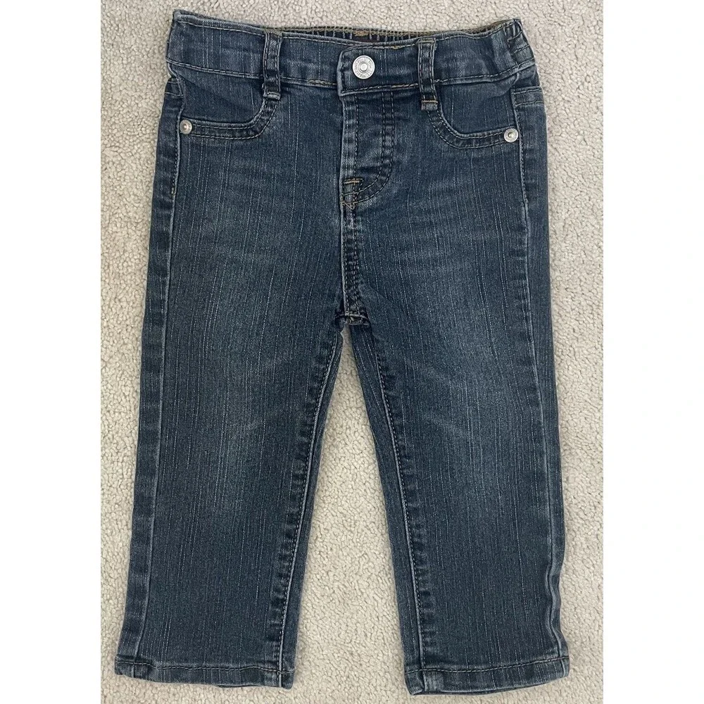 Seven for all Mankind Denim Jeans Elastic Waist Size 18 Months Toddler Jeans